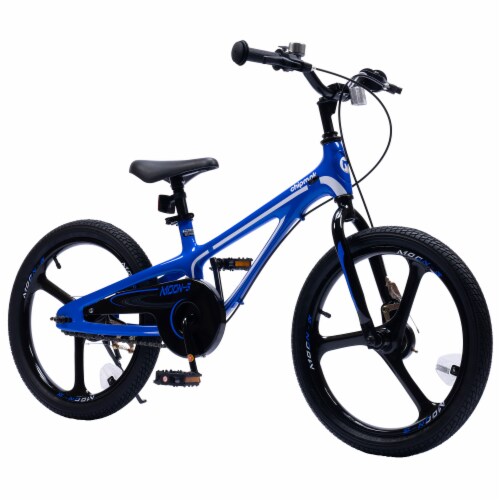 RoyalBaby Moon 5 18 Magnesium Kids Bicycle w Dual Hand Brakes Kickstand Blue 1 Piece Kroger