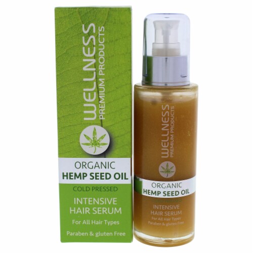 Organic Hemp Seed Oil Intensive Hair Serum by Wellness for Unisex 3.4 oz Serum 3.4 oz Fred Meyer