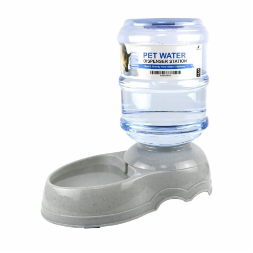 Noa Store Automatic Pet Water Dispenser Gray 3 Gallon Dispenser 3 Gallon Dispenser Foods Co