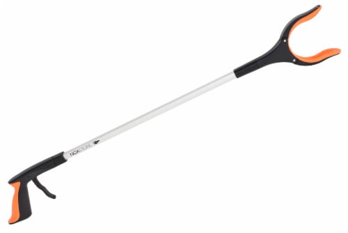 Noa Store Rotating Reacher Grabber - 32  Orange Handy Mobility Aid Perspective: front