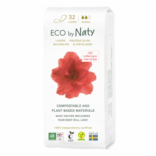 Eco by Naty Normal Compostable Panty Liners Perspective: front