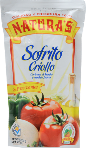 Natura's Sofrito Criollo Sauce Perspective: front