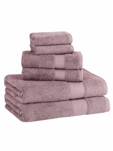 6-Piece Luxury Bath Towel Set: Includes 2 Bath Towels, 2 Hand