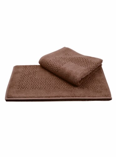 MEITAL 2 PC BATH MAT SET Perspective: front
