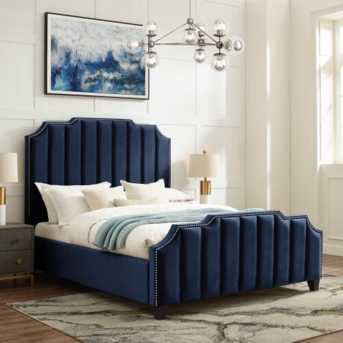 Navy shop king bed