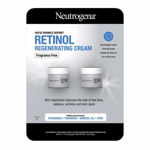 Neutrogena Rapid Wrinkle Repair Retinol Regenerating Cream, 1.7 Ounce (2 Pack), 1 unit Kroger