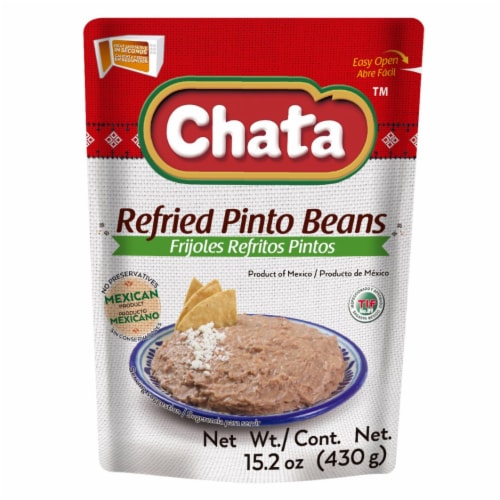 Chata Refried Pinto Beans Perspective: front