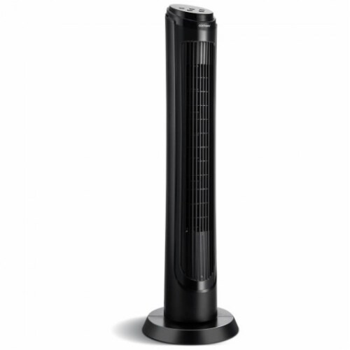 Costway 40 Inch Oscillating Tower Fan with 3 Wind Modes & 4 Wind Speeds Perspective: front