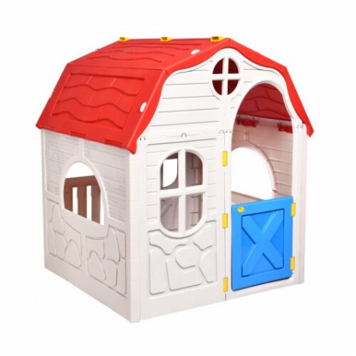 Outside toy house shop