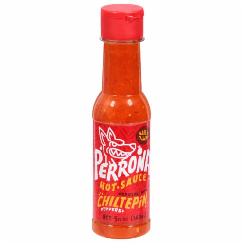 Perrona™ Chiltepin Pepper Original Hot Sauce Perspective: front