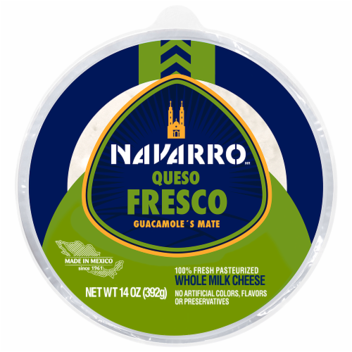 Navarro Queso Fresco Cheese Perspective: front