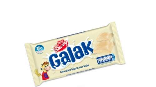 Nestle Savoy Galak White Chocolate Perspective: front