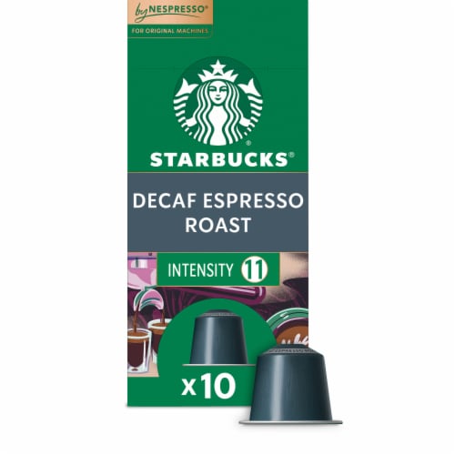 Starbucks Coffee Capsules for Nespresso Original Machines Decaf Espresso Dark Roast