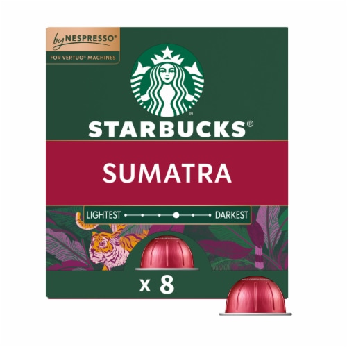 Starbucks® Coffee Pods for Nespresso® Vertuo Machines Sumatra Dark Roast, 8  ct - City Market