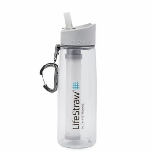 LifeStraw Go Water Bottle - Clear Perspective: front
