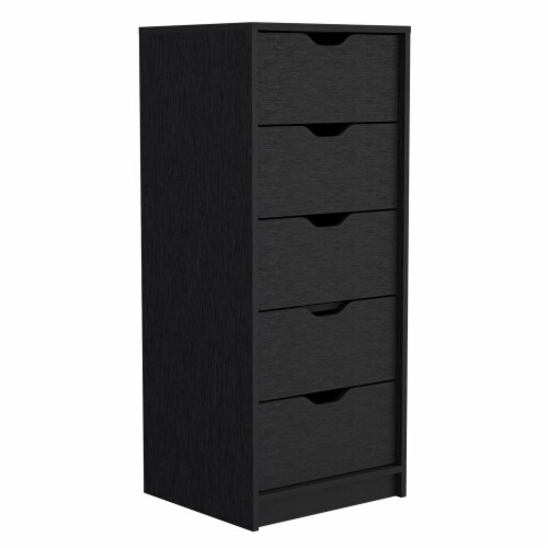 Basilea 5 Drawers Tall Dresser Bedroom Black 1 Kroger