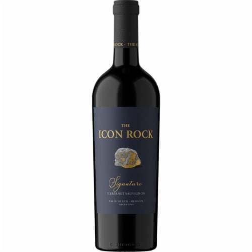 The Icon Rock Signature Cabernet Sauvignon Perspective: front