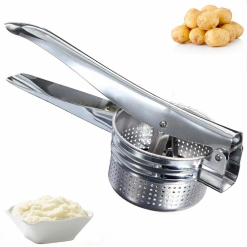 Stainless Steel Handle Potato Masher & Ricer Mash Potatoes Vegetables  Tool