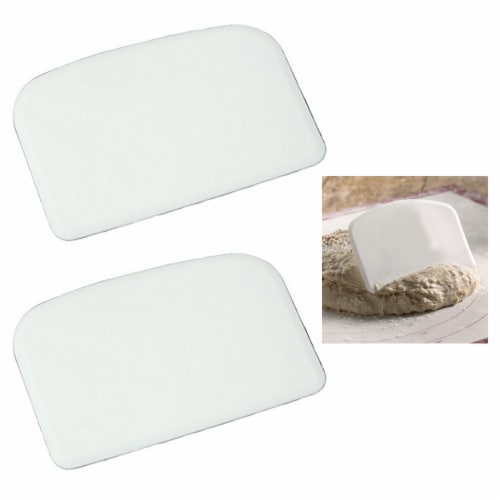 2 X Plastic Bowl Dough Scraper Pans Cutter Pastry Blade Pizza Kitchen Cake  Tool, 1 - Kroger