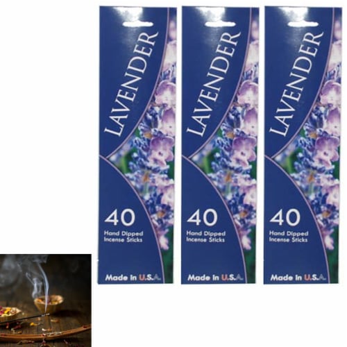 120 PC Lavender Scent Incense Stick Aromatherapy Fragrance Burning Perfume Bulk Perspective: front