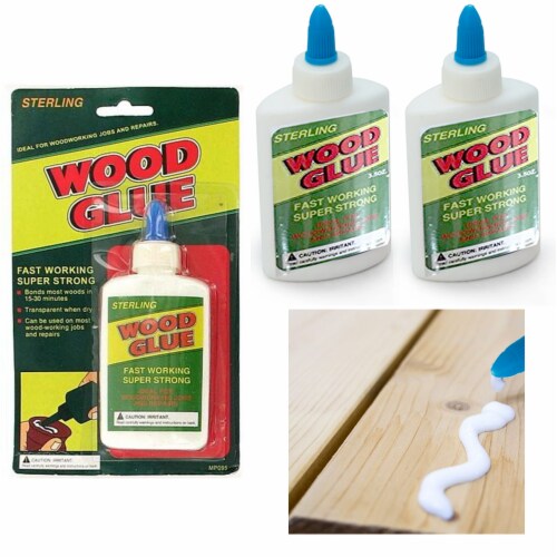 2 Pc Wood Glue Super Strong Carpenter Repair Adhesive Bond Fast Dry