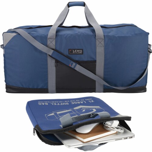 40 Blue Heavy Duty Polyester Waterproof Jumbo Duffel Bag Luggage