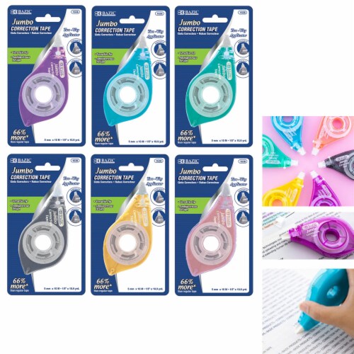 6 White Out Correction Tape Roller Pen School Paper Office