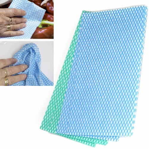 Scrubit Reusable Cleaning Wipes Cleaning Cloth for Kitchen and Office - Dish Cloths for Washing Dishes - Multi Purpose Cleaning Towels (14 x 24 in)