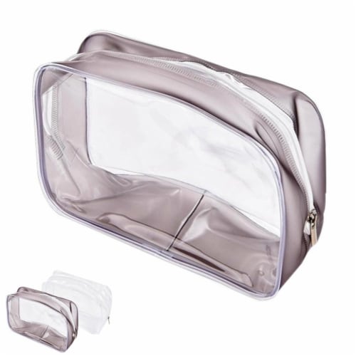 1PC Clear Toiletry Bag Zipper Purse Carry Pouch Travel Makeup Cosmetic Organizer 1 Kroger