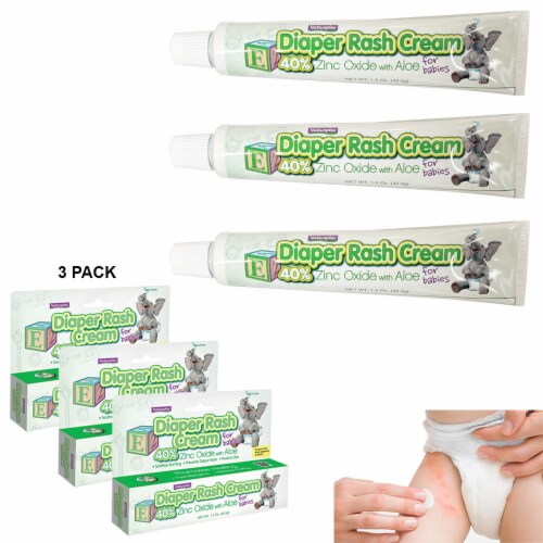 3 Pack Diaper Rash Cream Relieves Chafing Prevents Soothes Treats