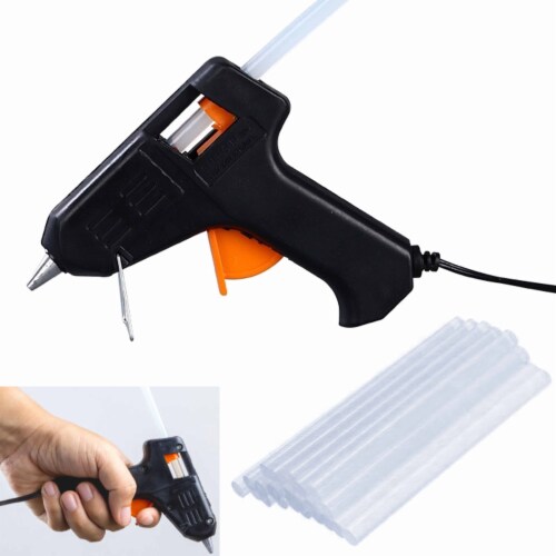 1 Hot Glue Gun 20pc Sticks 7mm X 10cm Plug Heat Melt Strong Adhesive Bond  Tools, 1 - Kroger