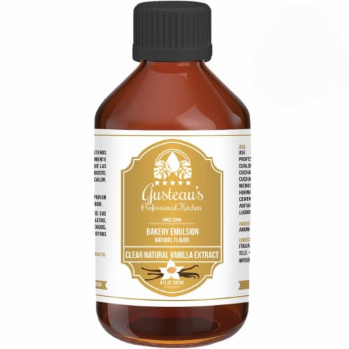 Gusteau's - Clear Vanilla Emulsion, 4 fl oz Perspective: front