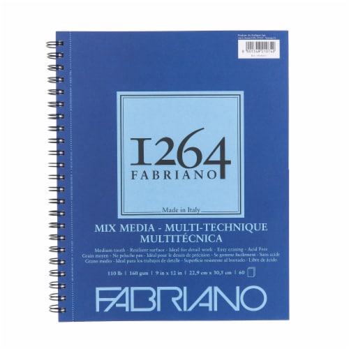 Fabriano 1264 Mixed Media Pad - 60 Sheets Perspective: front