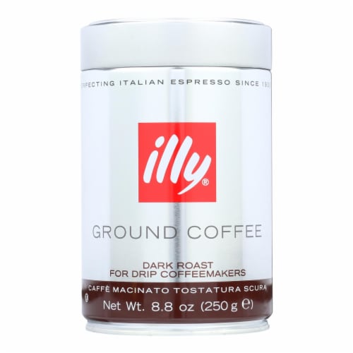 illy Ground Coffee Moka Classico Medium Roast, 8.8 Oz 