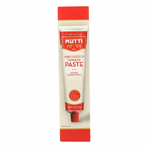 Mutti Double Concentrated Tomato Paste Perspective: front