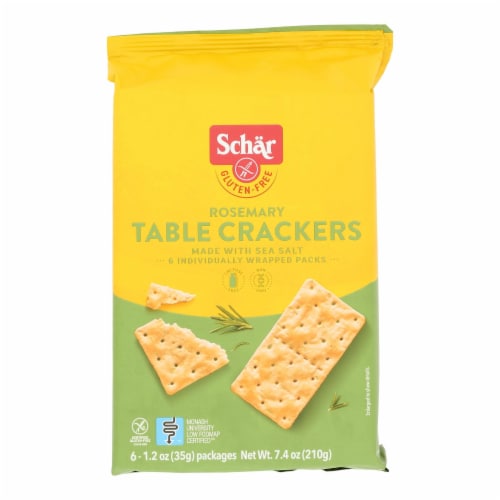 Schar Gluten Free Rosemary Table Crackers 5 ct / 7 4 oz Kroger