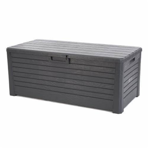 Toomax Florida Deck Patio Storage Box Bin Bench Waterproof, 145Gal  (Anthracite), 1 Piece - Fred Meyer