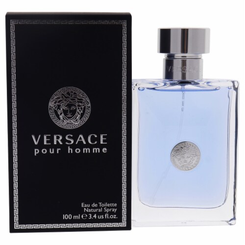 Versace Pour Homme Eau de Toilette Spray 3.4 oz for Men