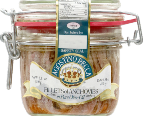 Agostino Recca Fillets of Anchovies in Olive Oil Perspective: front