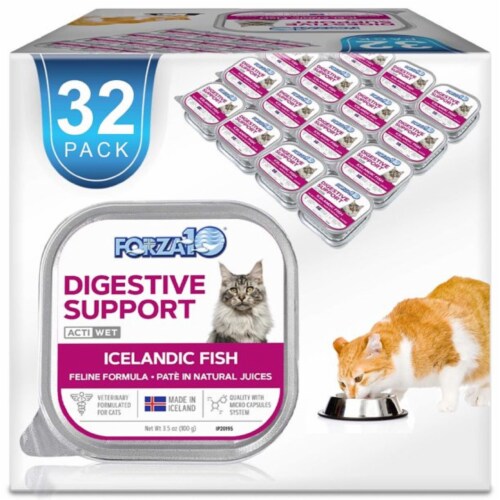 FORZA 10 Active-Wet CAT INTESTINAL Fish 3.5 Oz. Pack of 32 FORZA 10 Active-Wet CAT INTESTINAL Fish 3.5 Oz. Pack of 32