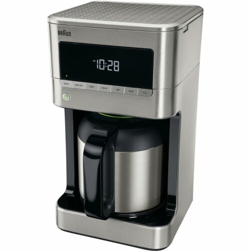 Braun BrewSense Drip Coffee Maker with Thermal Carafe - Stainless Steel ...