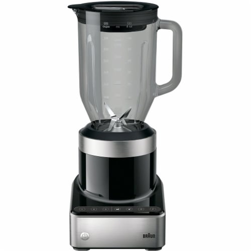 Braun PureMix Power Countertop Blender with Glass Blending Pitcher -  Stainless Steel/Black, 1 ct - Fry's Food Stores