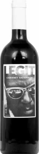 Legit Cabernet Sauvignon Italian Red Wine Perspective: front