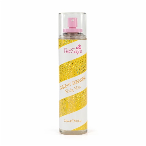 Aquoline Pink Sugar Creamy Sunshine Body Mist Perspective: front