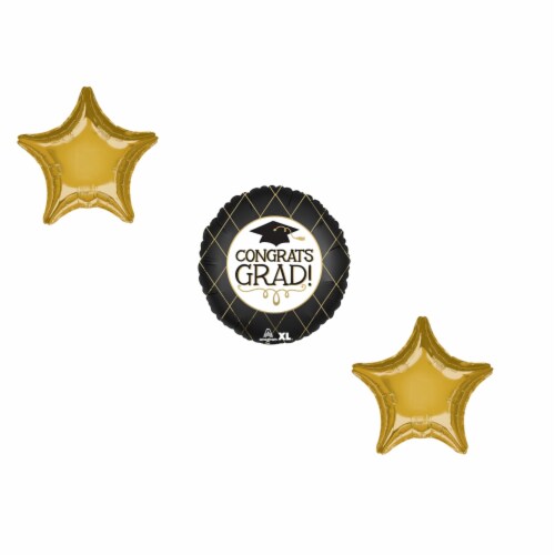 LOONBALLOON Graduation Grad Theme Balloon Set, St Perspective: front