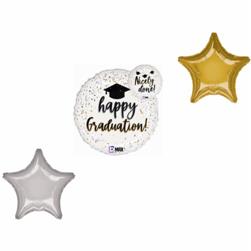 LOONBALLOON Graduation Grad Theme Balloon Set Perspective: front