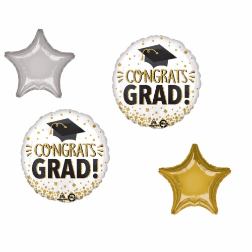 LOONBALLOON Graduation Grad Theme Balloon Set, 2x Perspective: front