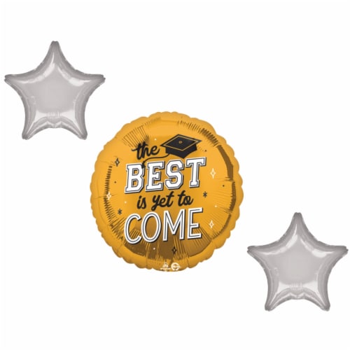 LOONBALLOON Graduation Grad Theme Balloon Set, 28 Inch Perspective: front
