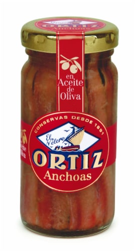 Ortiz Anchovies in Olive Oil Perspective: front