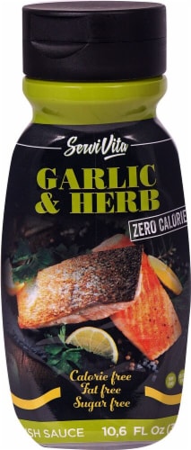 ServiVita Zero Calorie Garlic & Herb Sauce Perspective: front